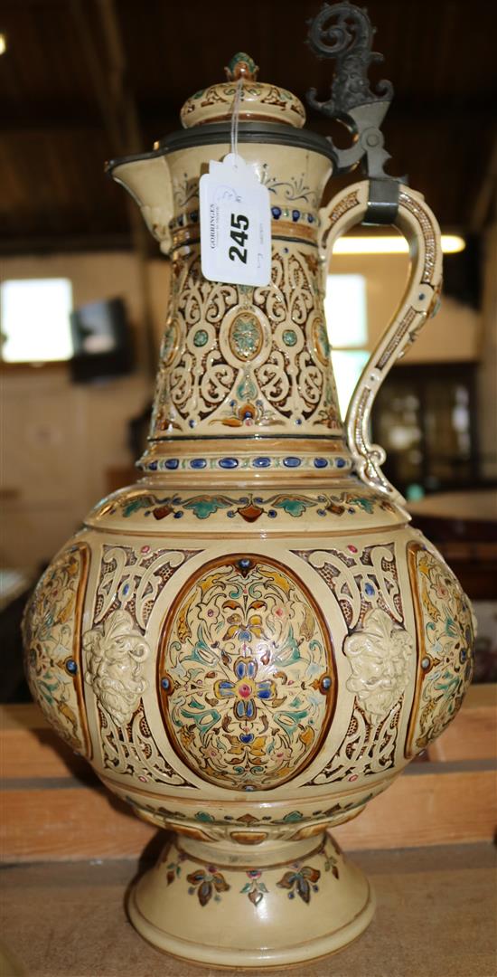 Mettlach ewer jug (a/f)
